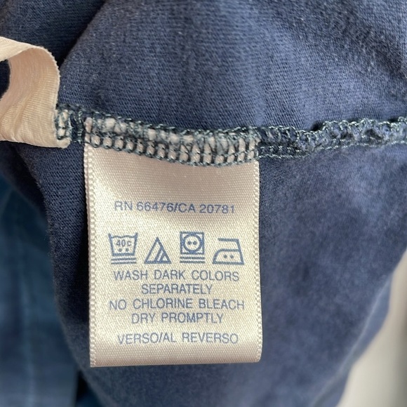 Tommy Jeans Men's Y2K Long Sleeve Tie Dye Shirt Blue Raglan Sleeve Size XL - Picture 9 of 11